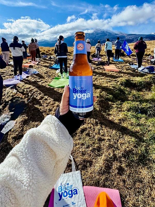Ice Beer Yoga